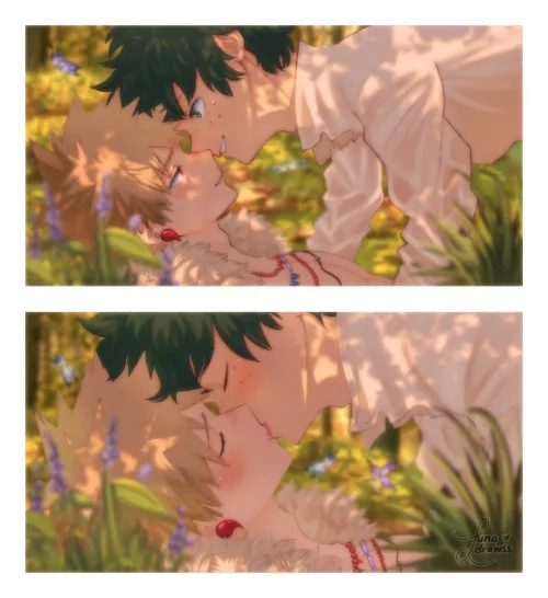 A place for only you and I...✨ (Luna drawss aka @lunadrawss)[My Hero Academia]