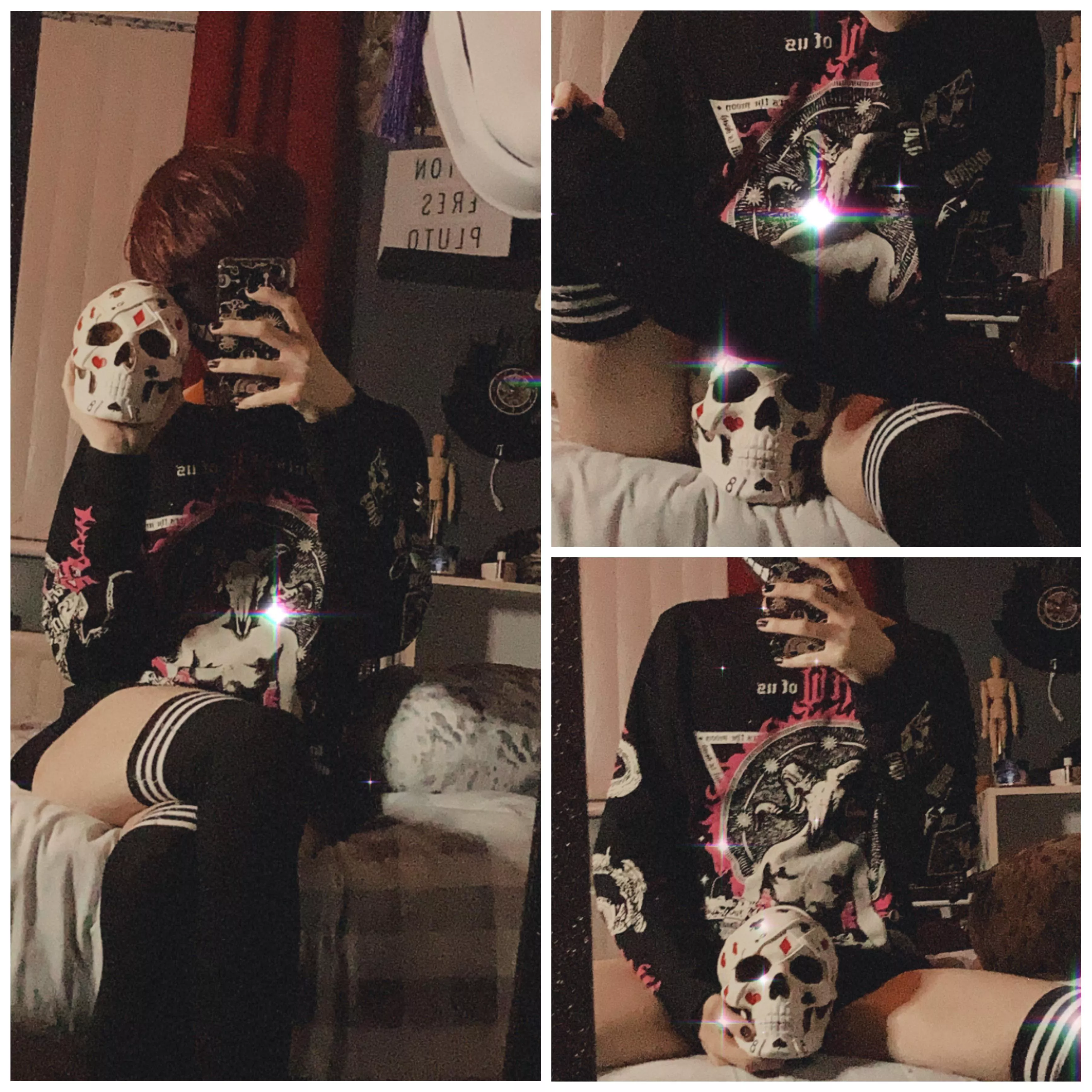 A skull is a great accessory 💕