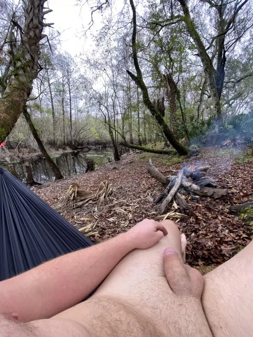 A solid afternoon of hiking, skinny dipping and sitting by the fire (m) A solid afternoon of hiking, skinny dipping and sitting by the fire (m)