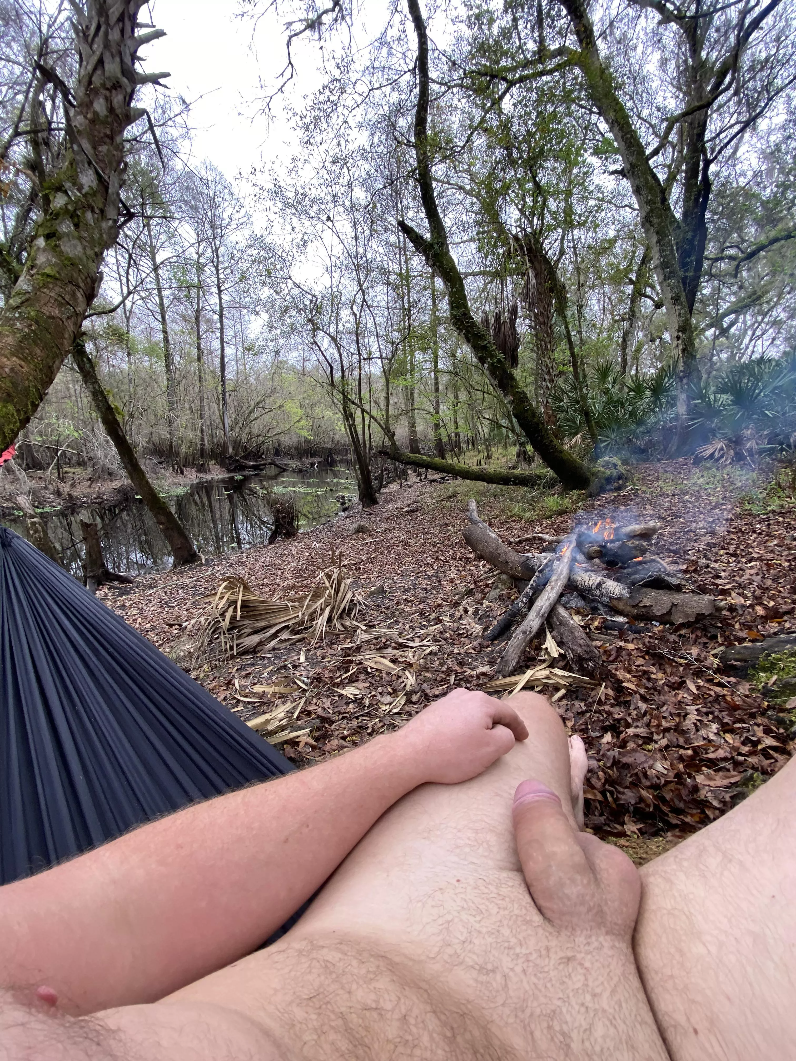A solid afternoon of hiking, skinny dipping and sitting by the fire (m) A solid afternoon of hiking, skinny dipping and sitting by the fire (m)