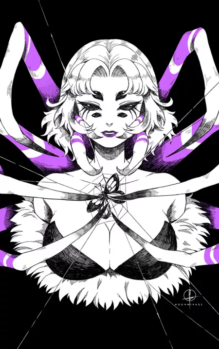 A Spider And A Butterfly (MoonMirage)