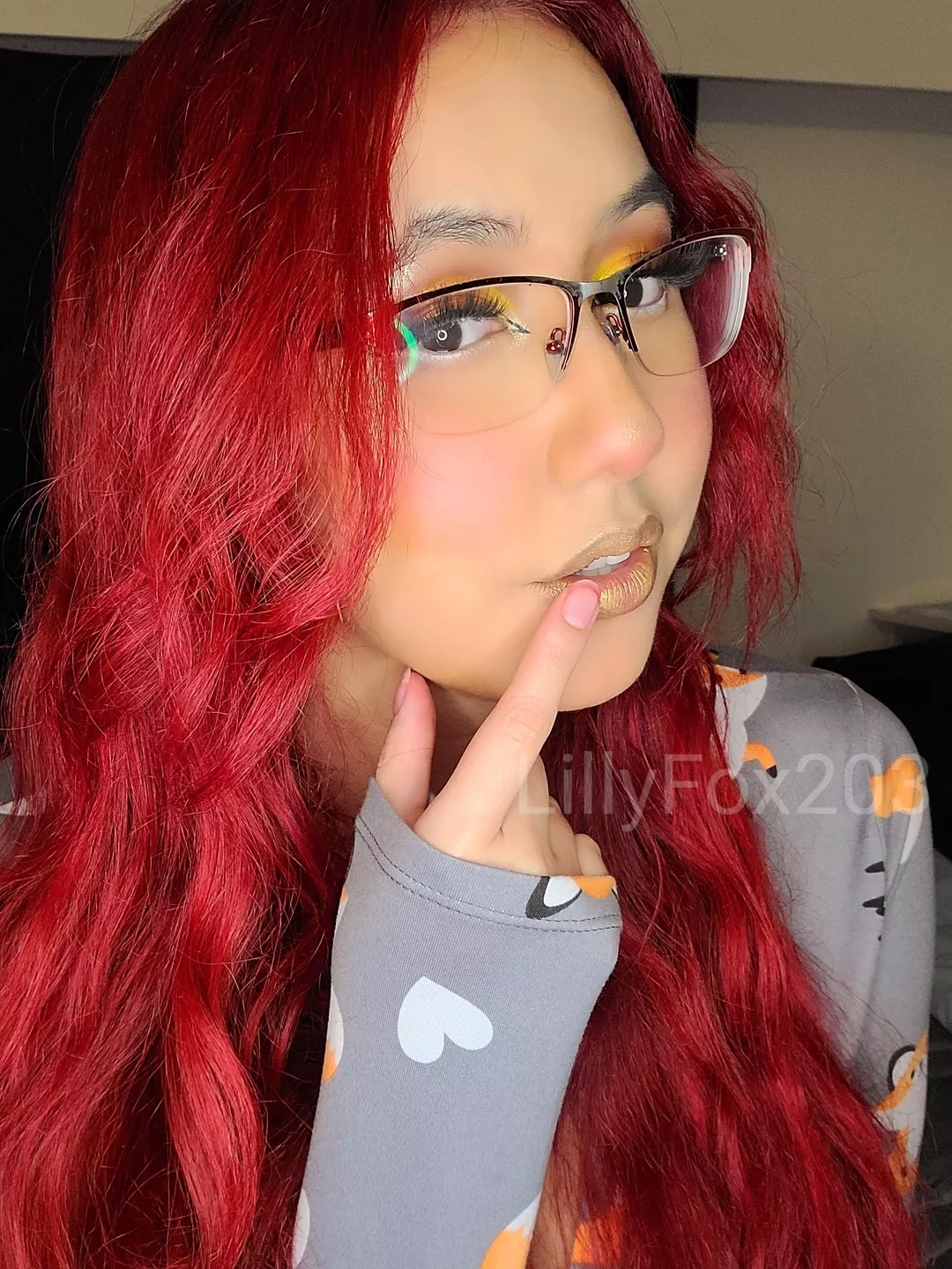 A sunset in her eyes