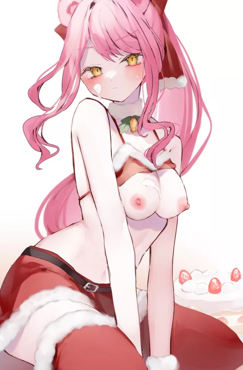 A sweet Christmas girl A sweet Christmas girl