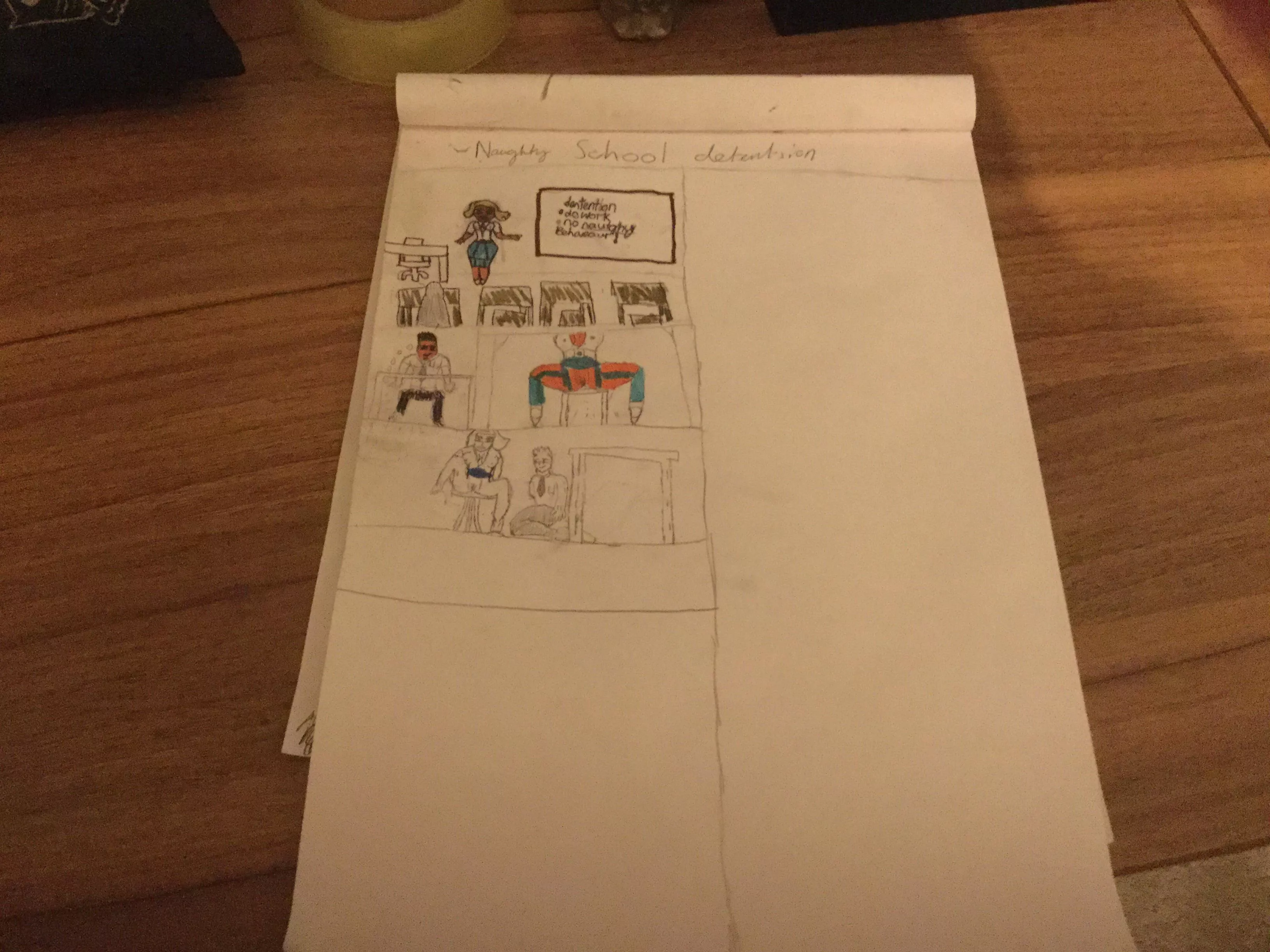 A teacher fantasy comic strip (Liferanzy4640) [orginal]