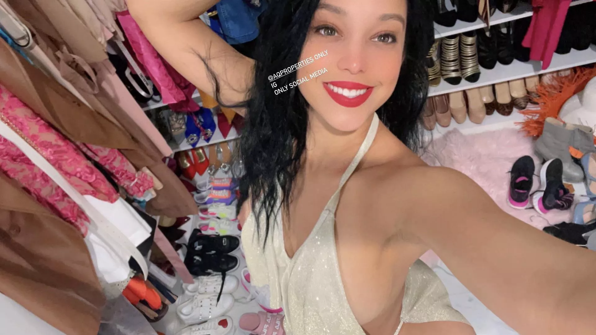 Abella and her shoes (reposted with permission)