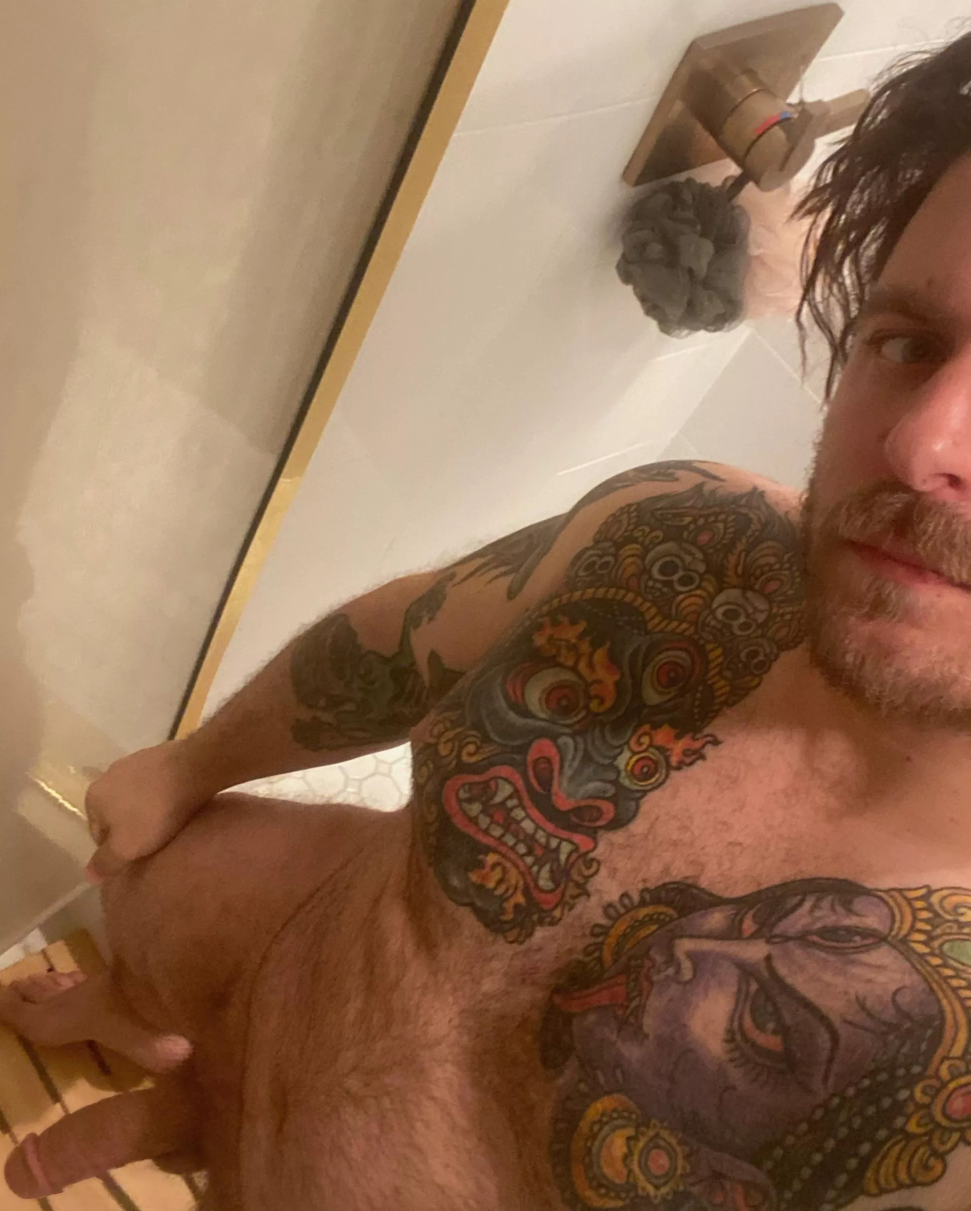 About to get in the shower