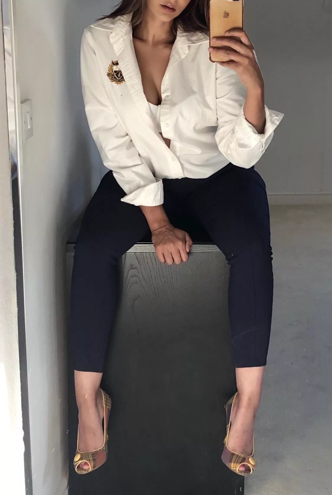 About to go to work, should I leave my shirt buttons open? ?? British Punjabi Indian