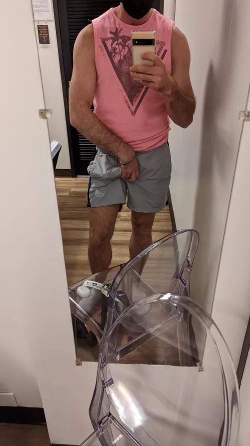 About to hop in the tanning bed