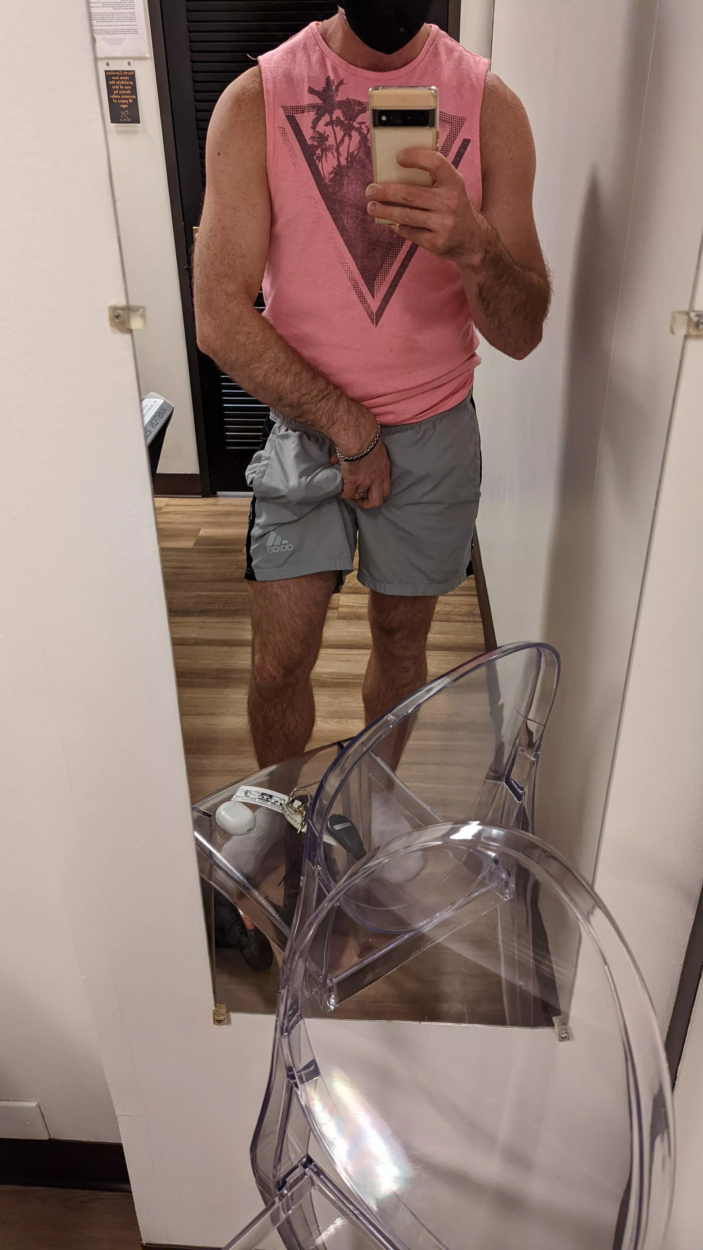 About to hop in the tanning bed