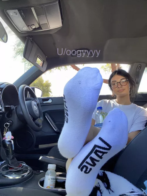 About to take em off.