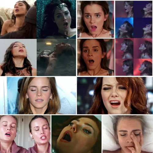 Accidental cum faces of Bri Larson, Emma stone, Emma Watson, Scarlet Johansson, Gal Gadot, Cara Delevingne Accidental cum faces of Bri Larson, Emma stone, Emma Watson, Scarlet Johansson, Gal Gadot, Cara Delevingne