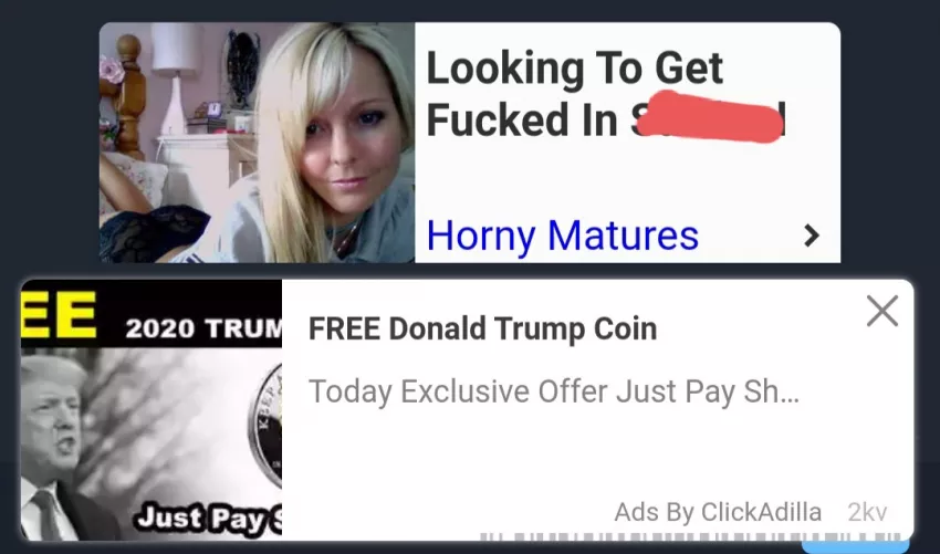 Ads targeting the