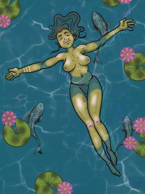 Adventures of a nudist Half Orc: The Lazy River (OC)