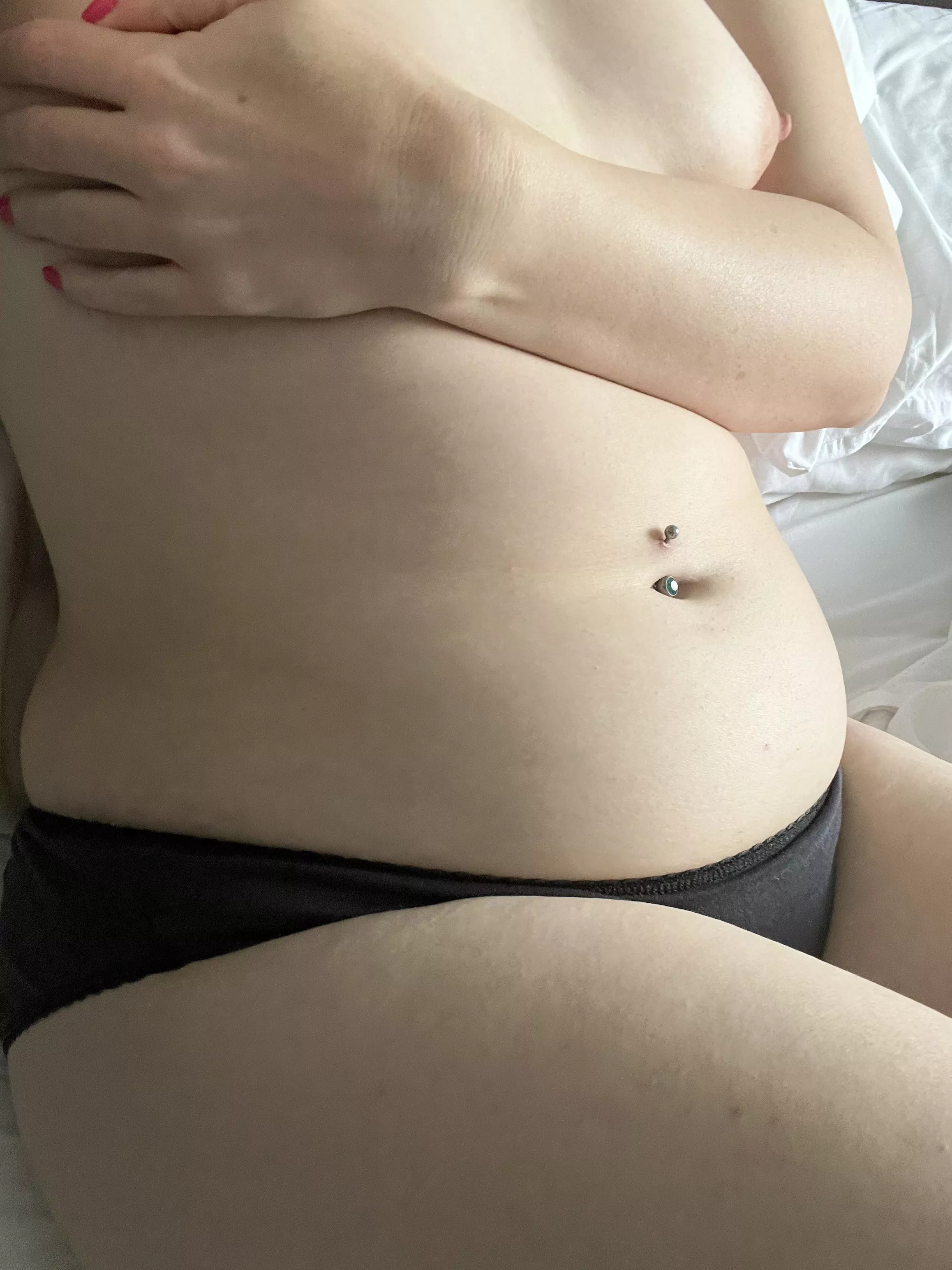 After a big breakfast!