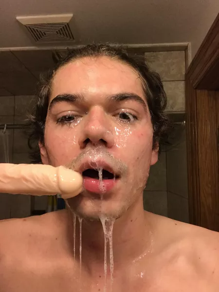 after a messy blowjob after a messy blowjob