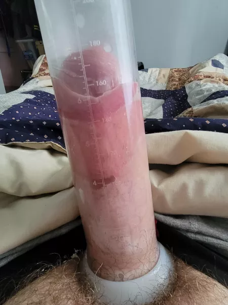 After an hour in on low, I'm packing the tube. Now just to try to hit the top.