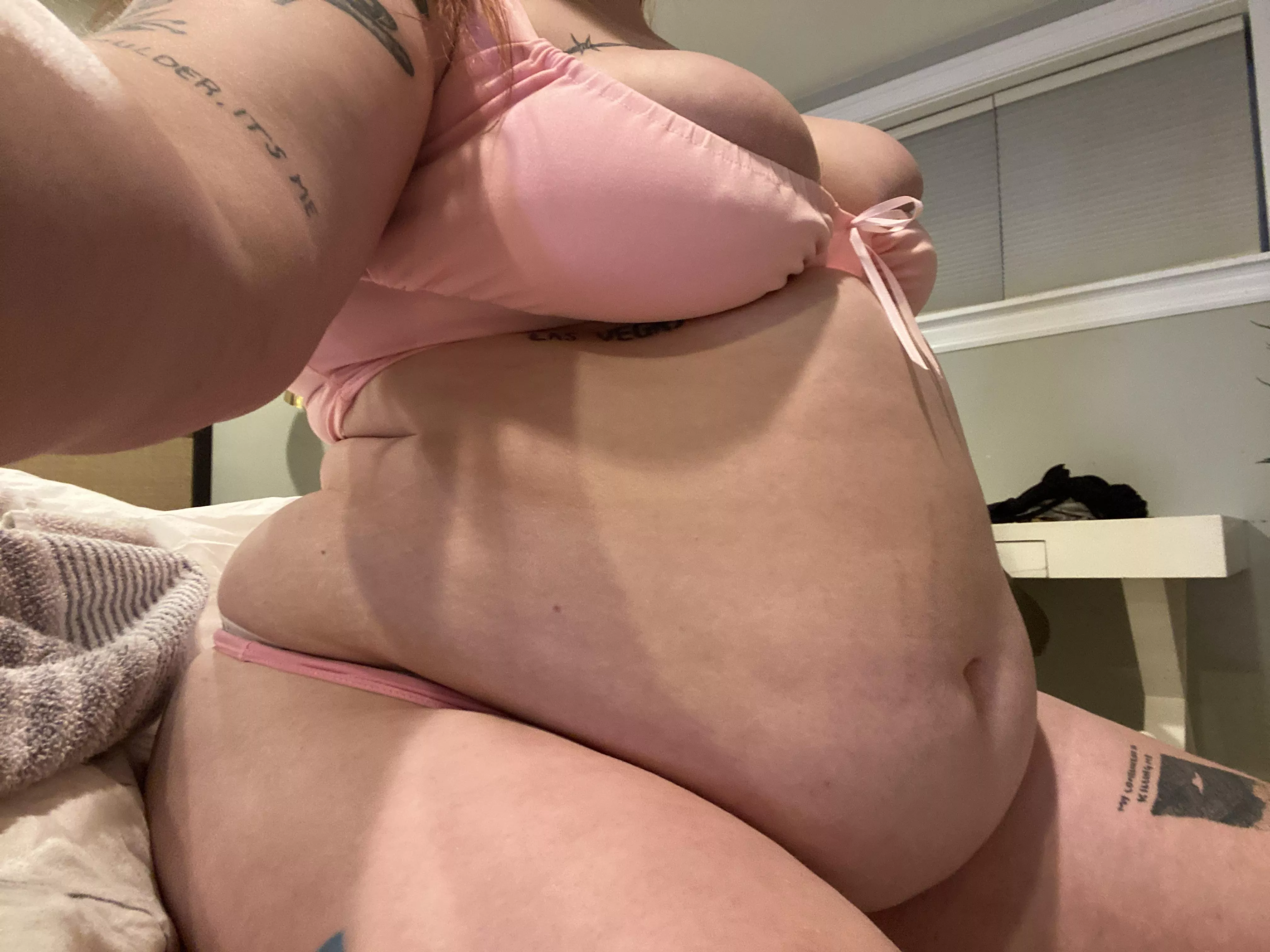 After chugging cream and being fed cookies, I feel like I’m about to pop!