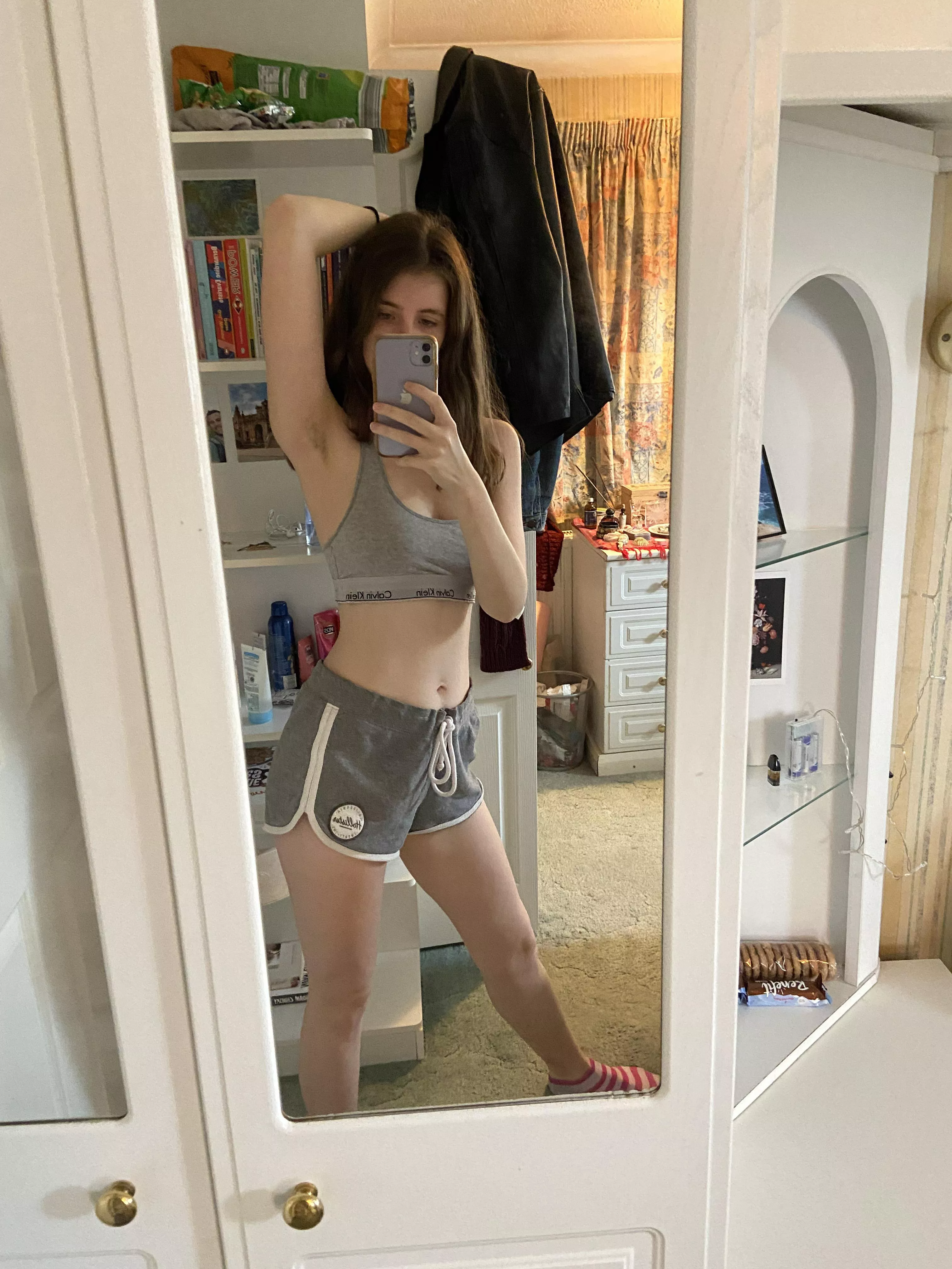 After my workout, deffo a little sweaty ?