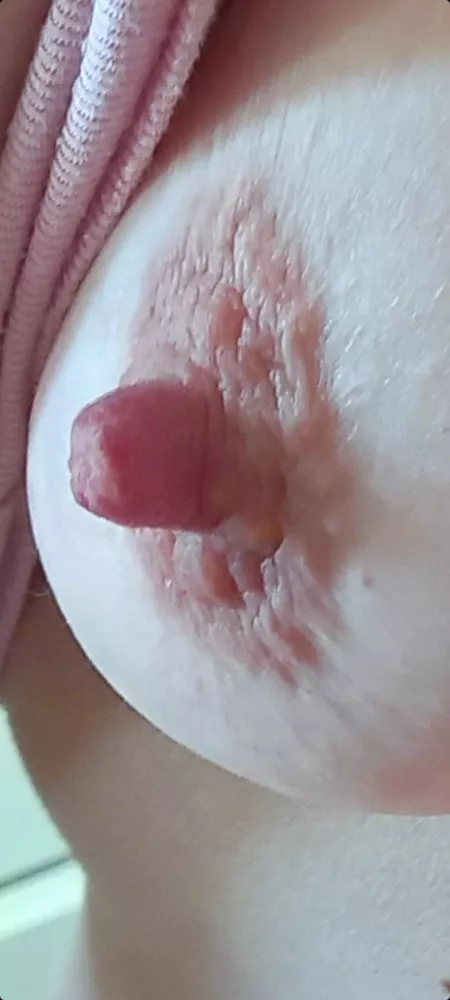 After shower hard nip pic After shower hard nip pic