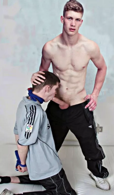 After the match the losing captain pays up