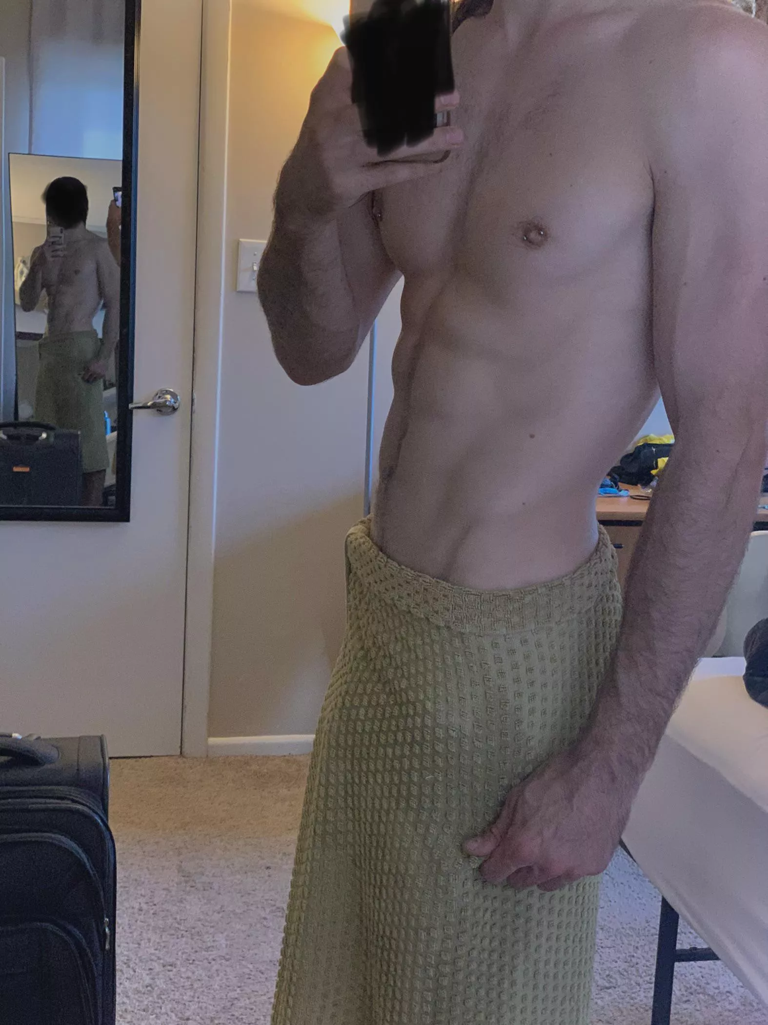 After the morning shower After the morning shower