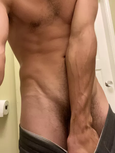 After workout forearm After workout forearm