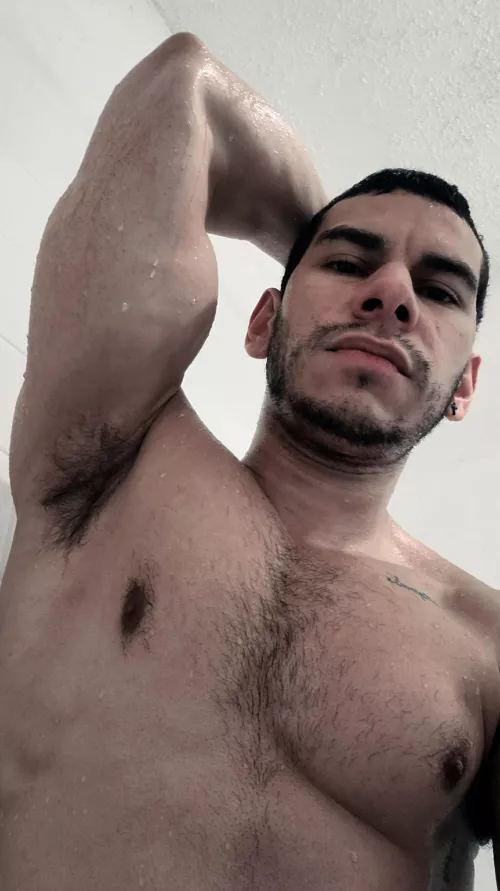 After workout shower