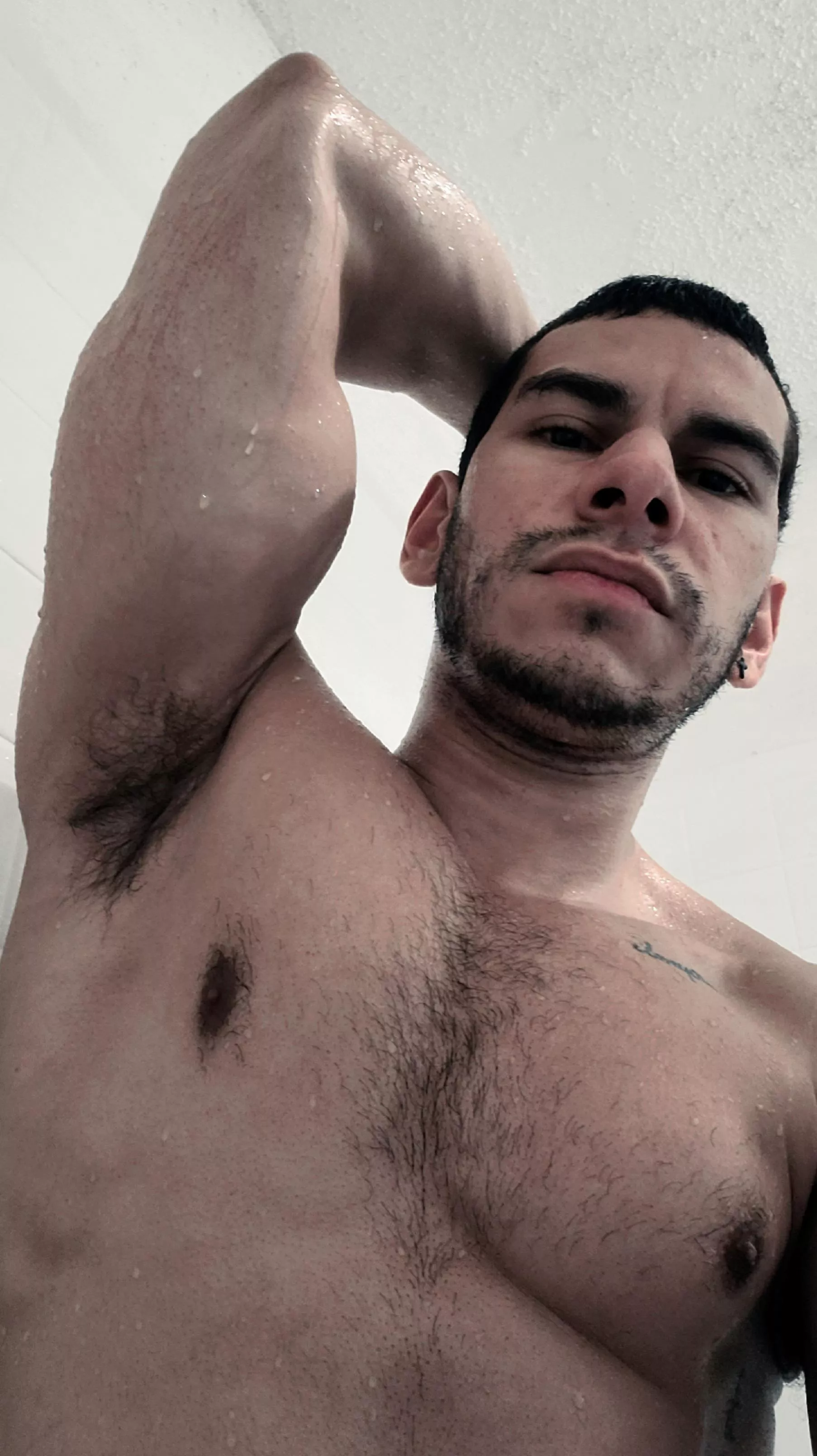 After workout shower