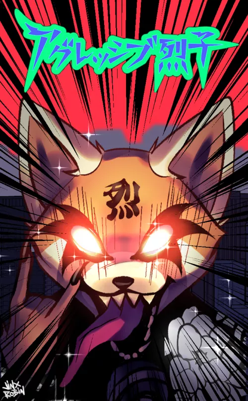 Agretsuko fanart!! (art by me @RobinJinx_ )