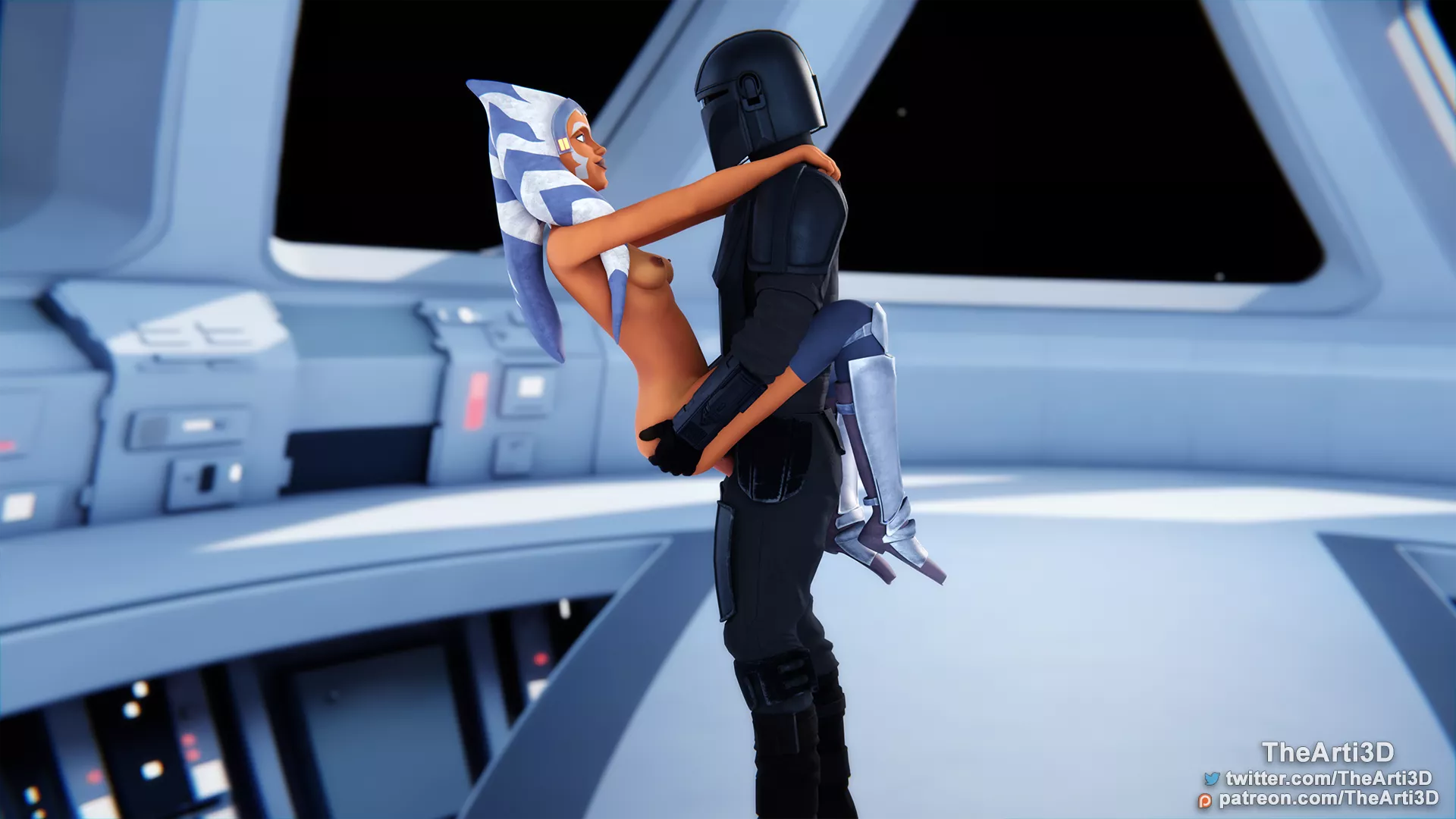 Ahsoka and OC (TheArti3D)