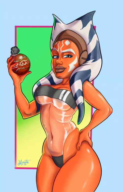 Ahsoka rocking the Gris Swimsuit (Monstawain)