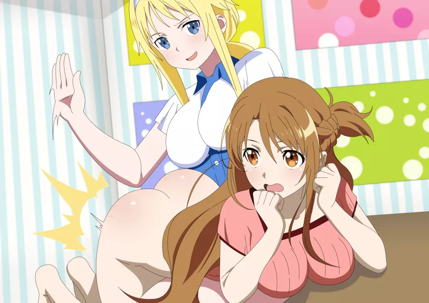 alice and asuna alice and asuna