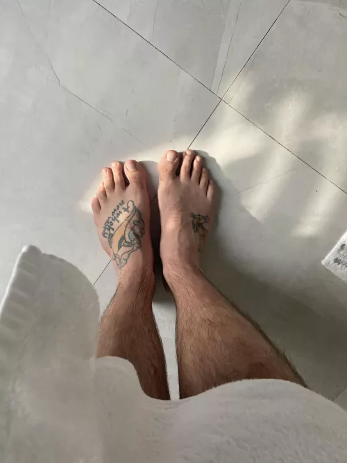 All clean after a long day at work