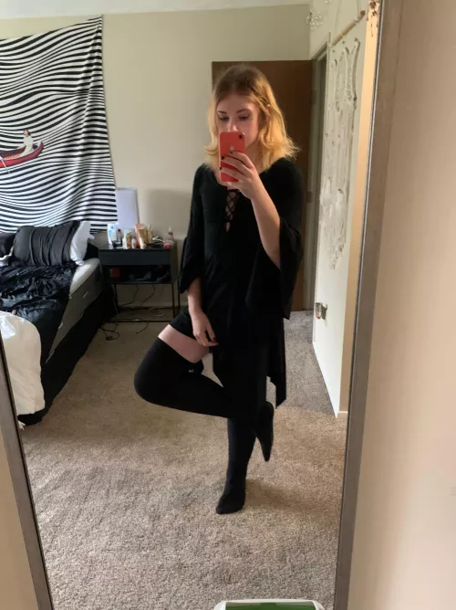 all dressed up and ready to go out