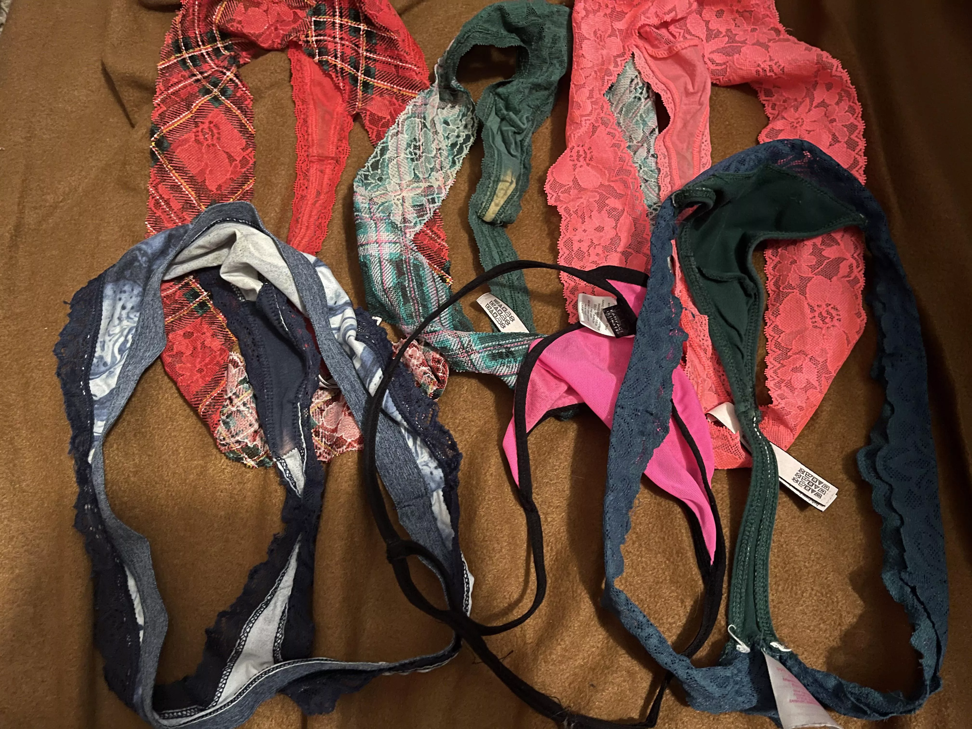 All from my best friends 40 F mom. Snagged them from the laundry a couple years ago