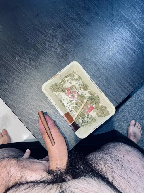 All stages of the process, now to s(m)oke it and see the end result 🍆😈