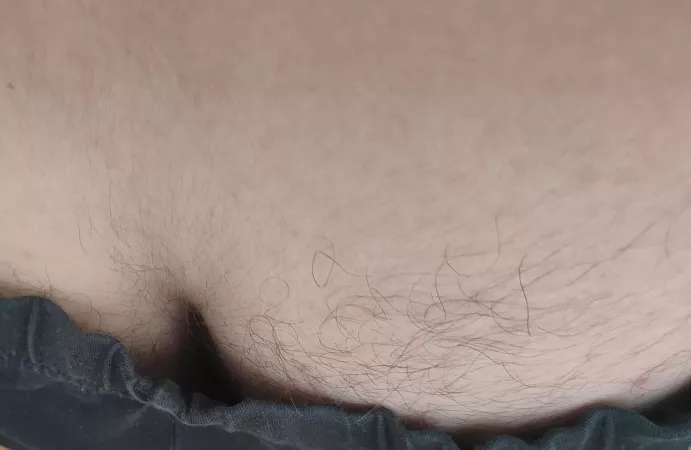 All the hair packed in a safe place