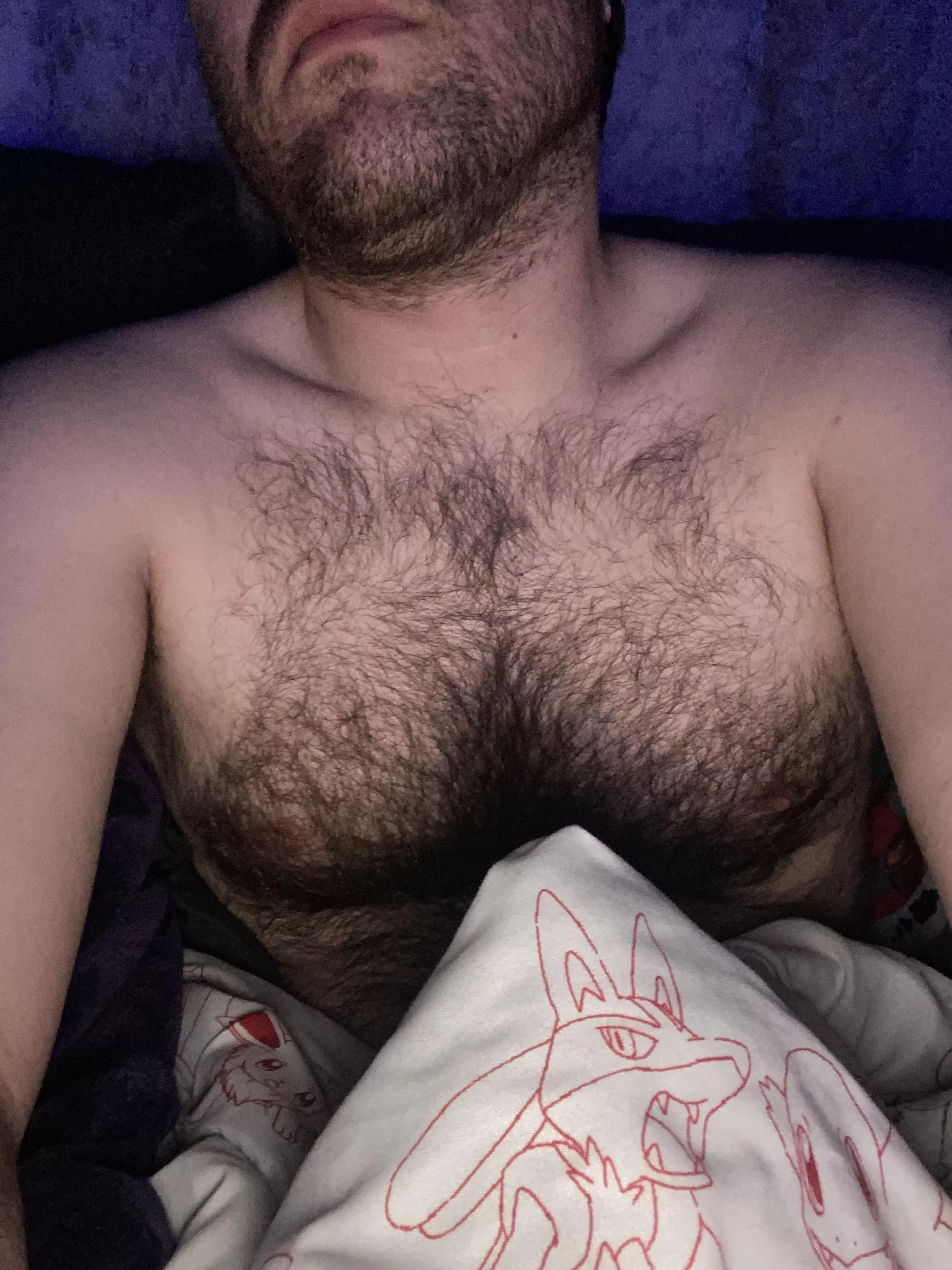 All this cold weather and I still sleep without clothes. The fur helps more than you’d think lol.