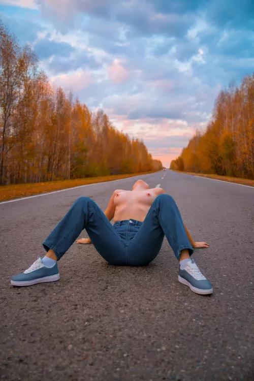 Almost caught on road😉