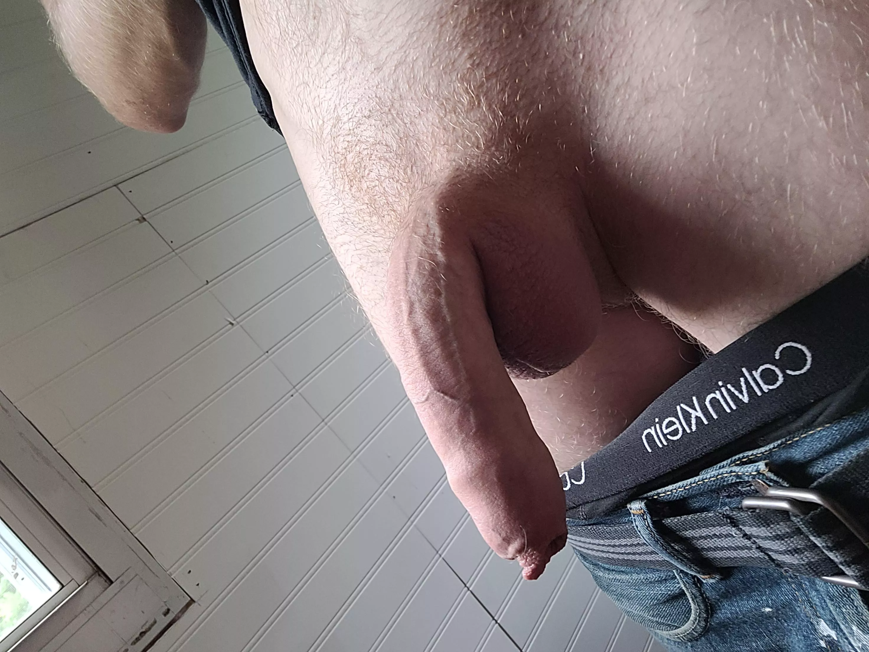 Alone at the cabin! Alone at the cabin!