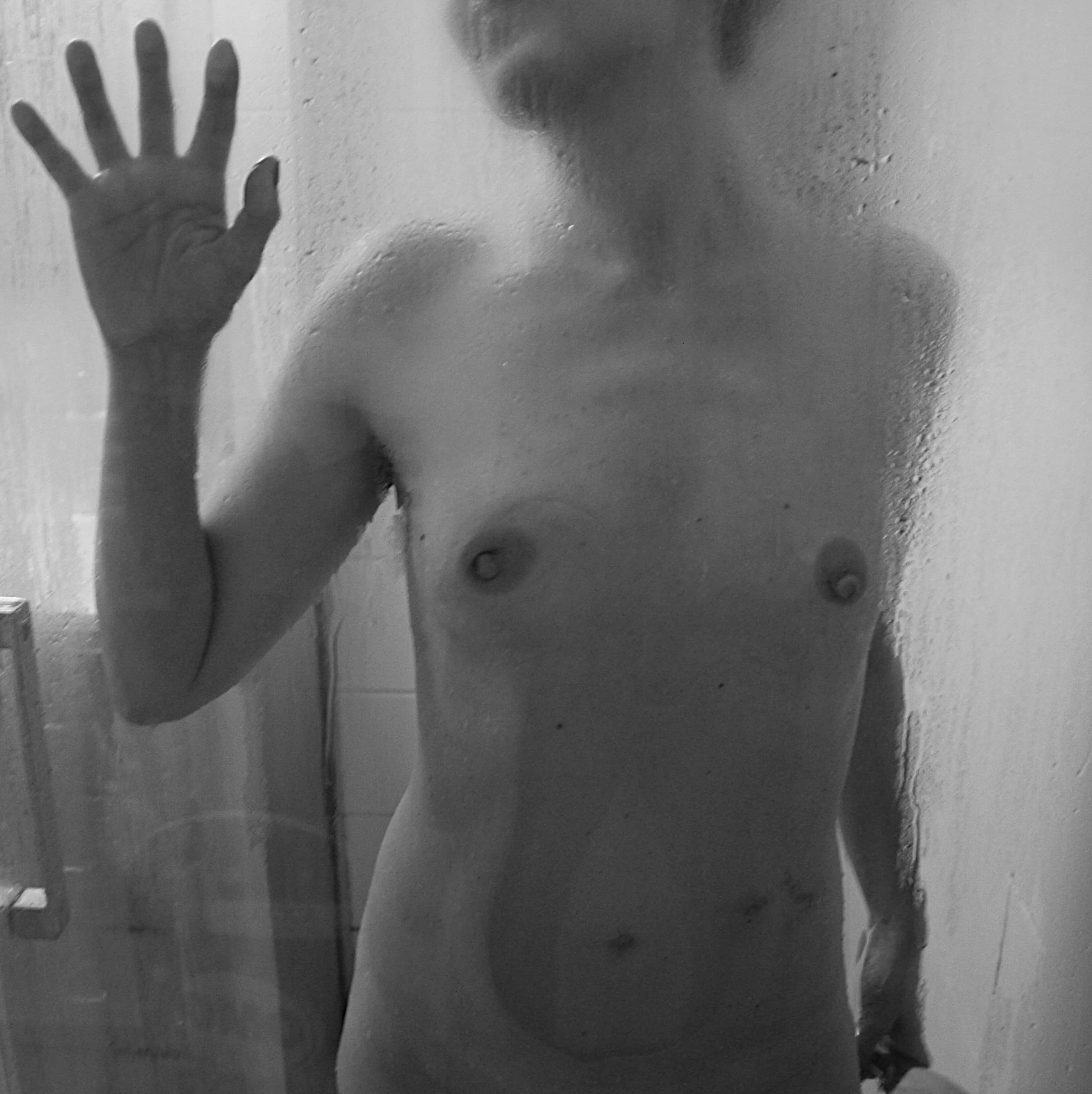 Alone in the shower? Don't let my little titties get bored! 💋 [OC] [F] [47]