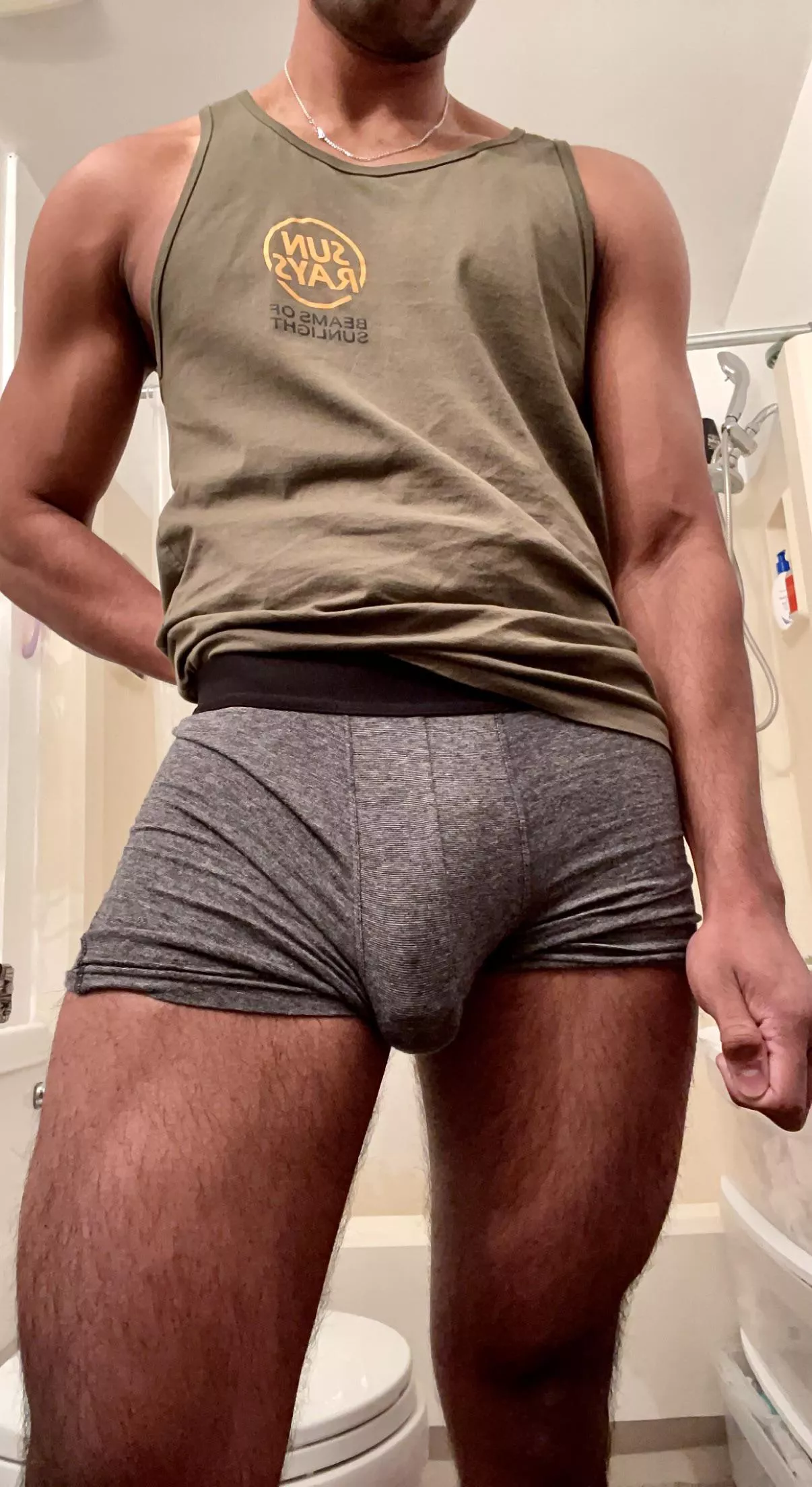 Always hard to workout like this..