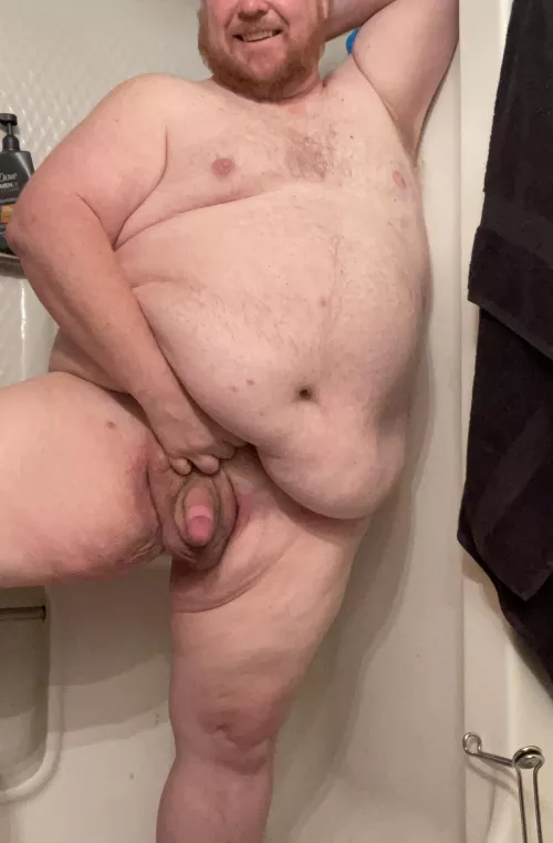 Always Important to Stretch Before a Shower