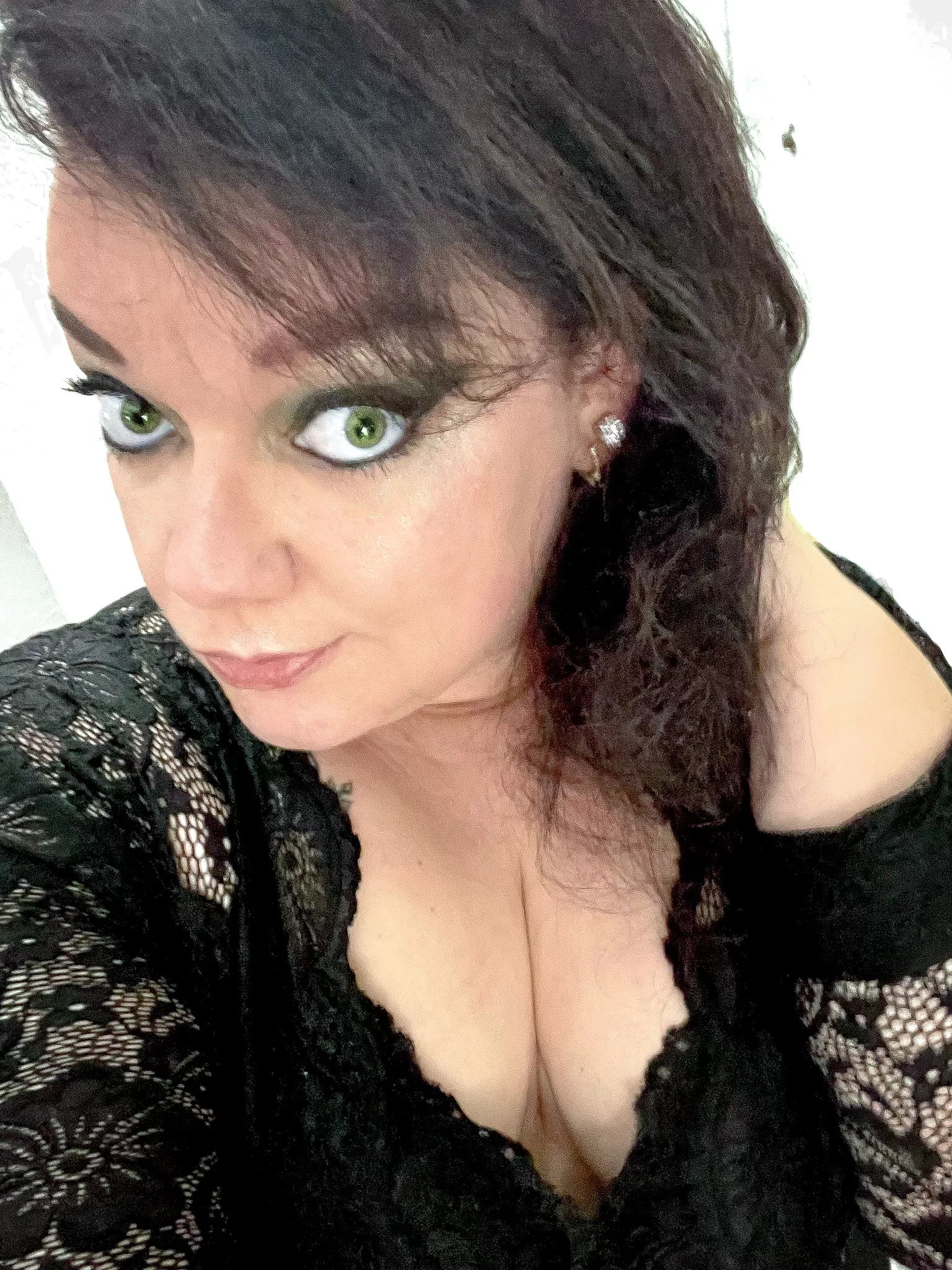 Always wonder if I catch more attention with my eyes or something else