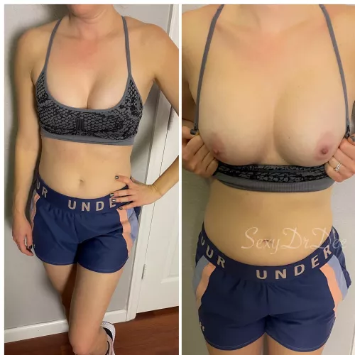 Always working on my 36 year old mom bod, I’m happy with it after 3 kids