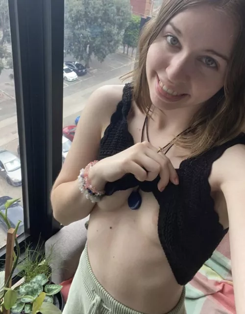 am i small enough for you to push against my window? 🥺