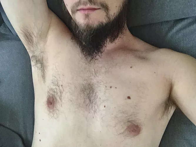 Am I the only one who loves his chest being licked? π