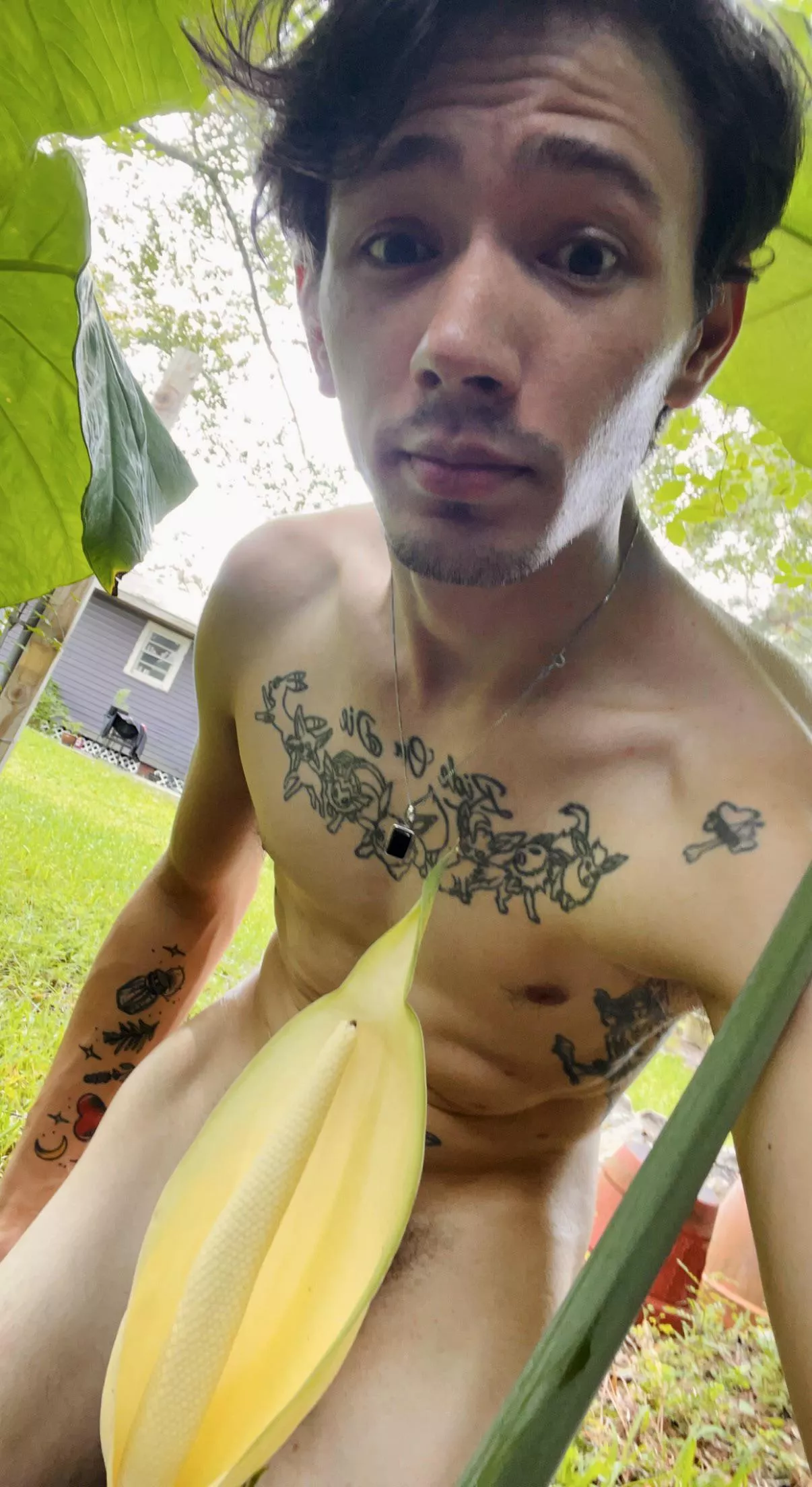 Am I the only one who was today years old when they discovered that elephant ears flowered?! M/31/150lbs/5’9”