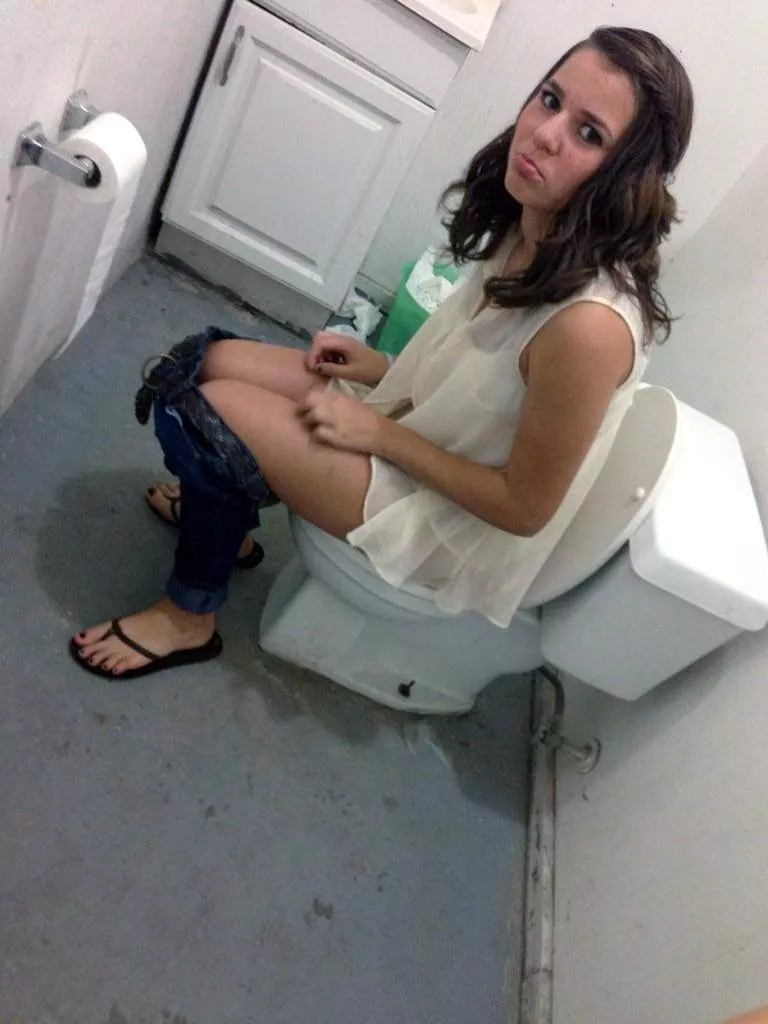 Ambushed on the toilet Ambushed on the toilet