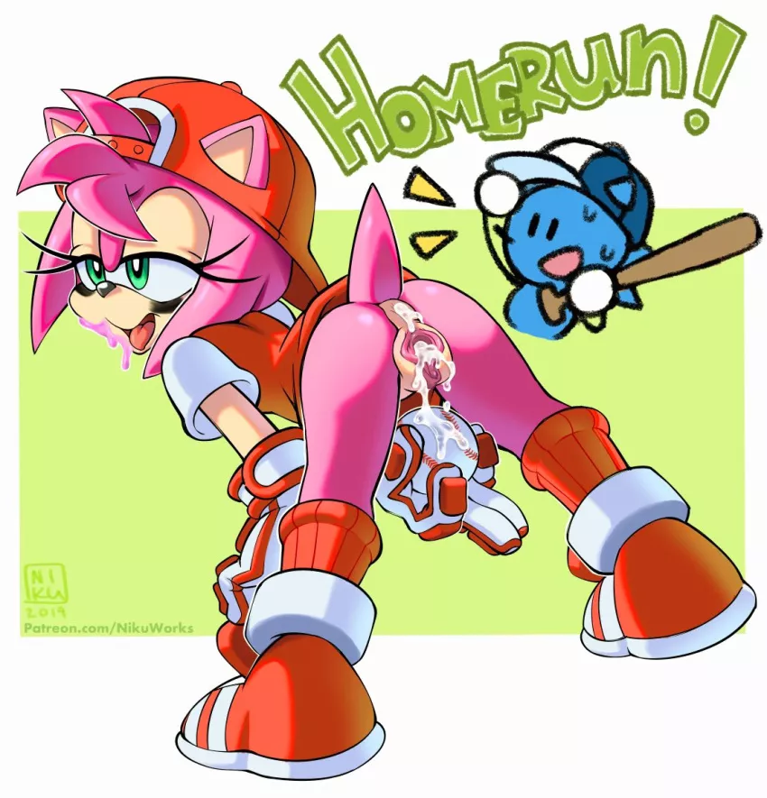 Amy gets a homerun! (nikuworks)